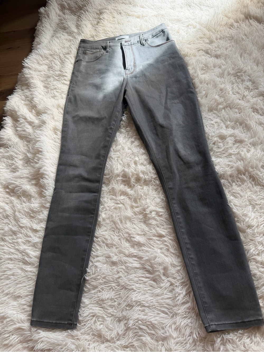Good American Gray Skinny Jeans
